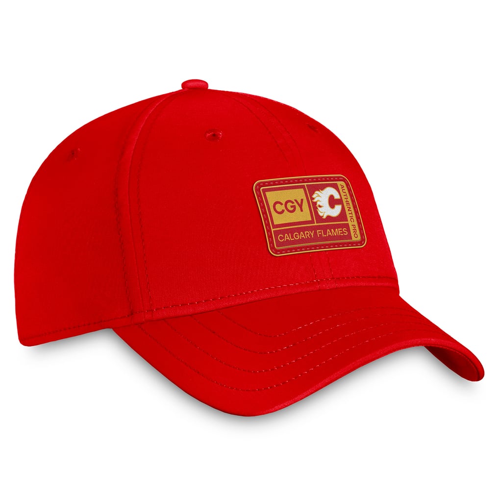  Calgary Flames Fanatics Authentic Pro Training Camp Flex Hat – Red