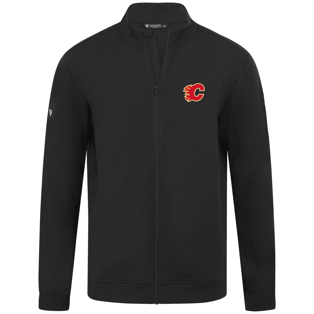  Calgary Flames Levelwear Alec Full-Zip Jacket - Black