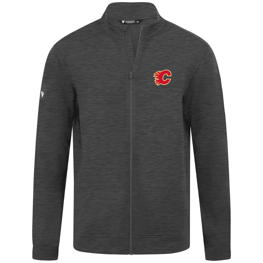  Calgary Flames Levelwear Alec Full-Zip Jacket - Gray