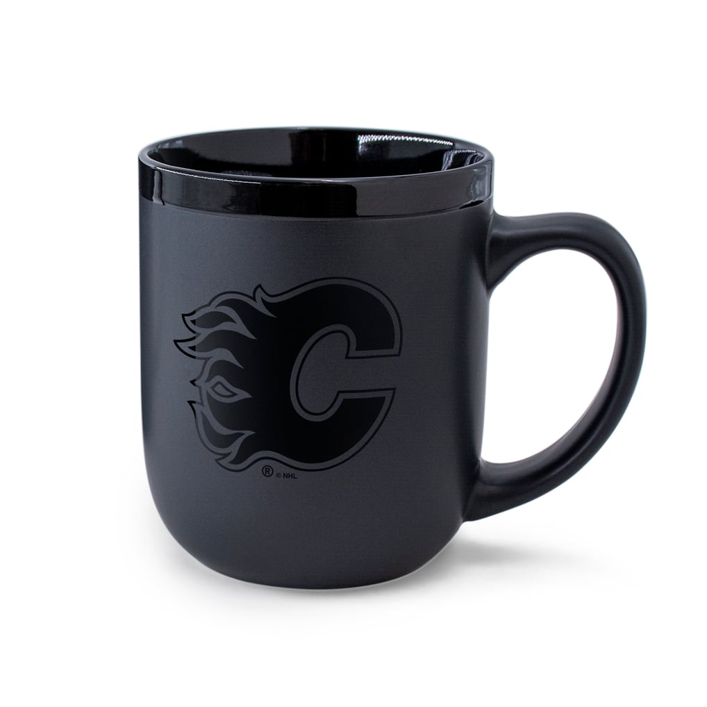 Calgary Flames WinCraft 17oz. Black Tonal Ceramic Mug