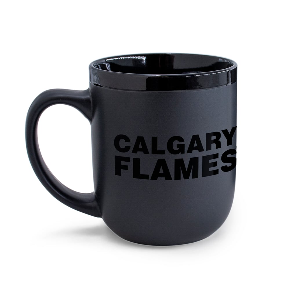 Calgary Flames WinCraft 17oz. Black Tonal Ceramic Mug