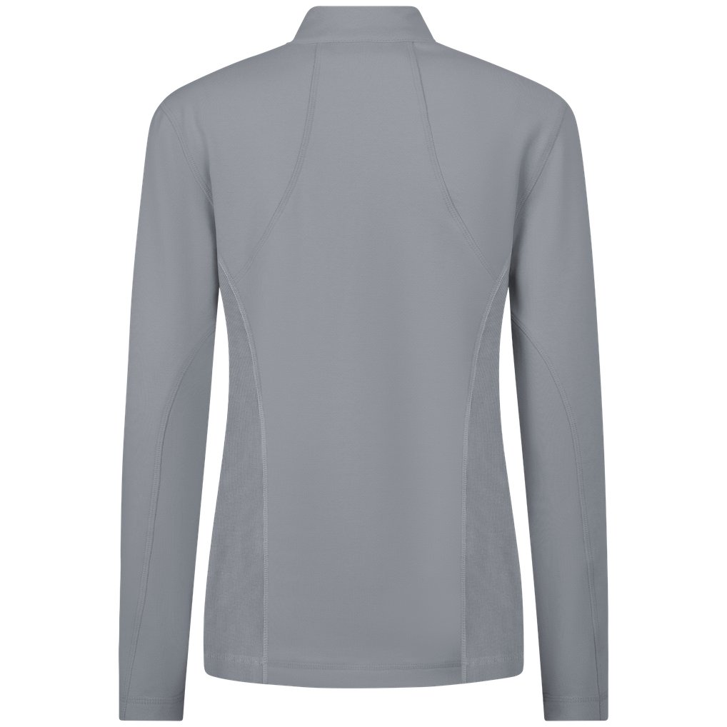  Calgary Flames Levelwear Women's  Upright Quarter-Zip Pullover - Gray