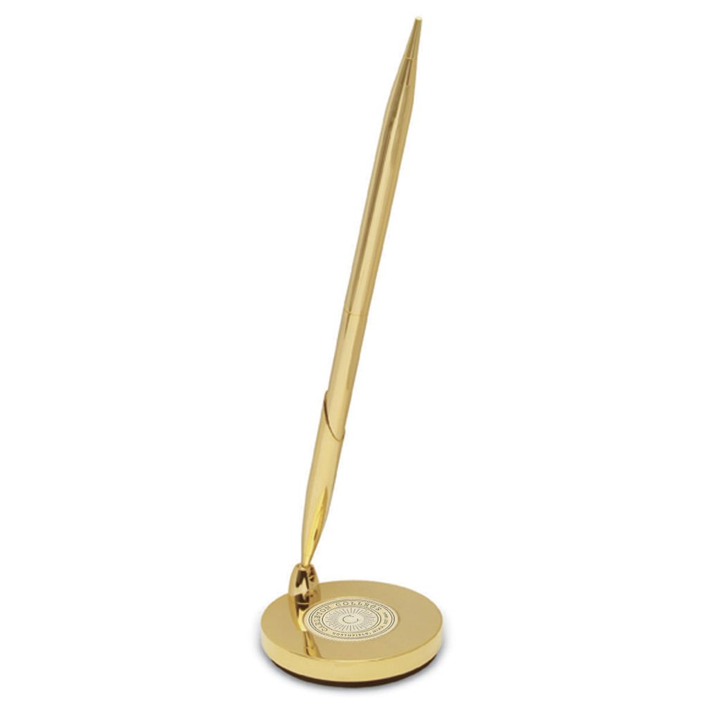 Carleton Knights Gold Desk Pen Set