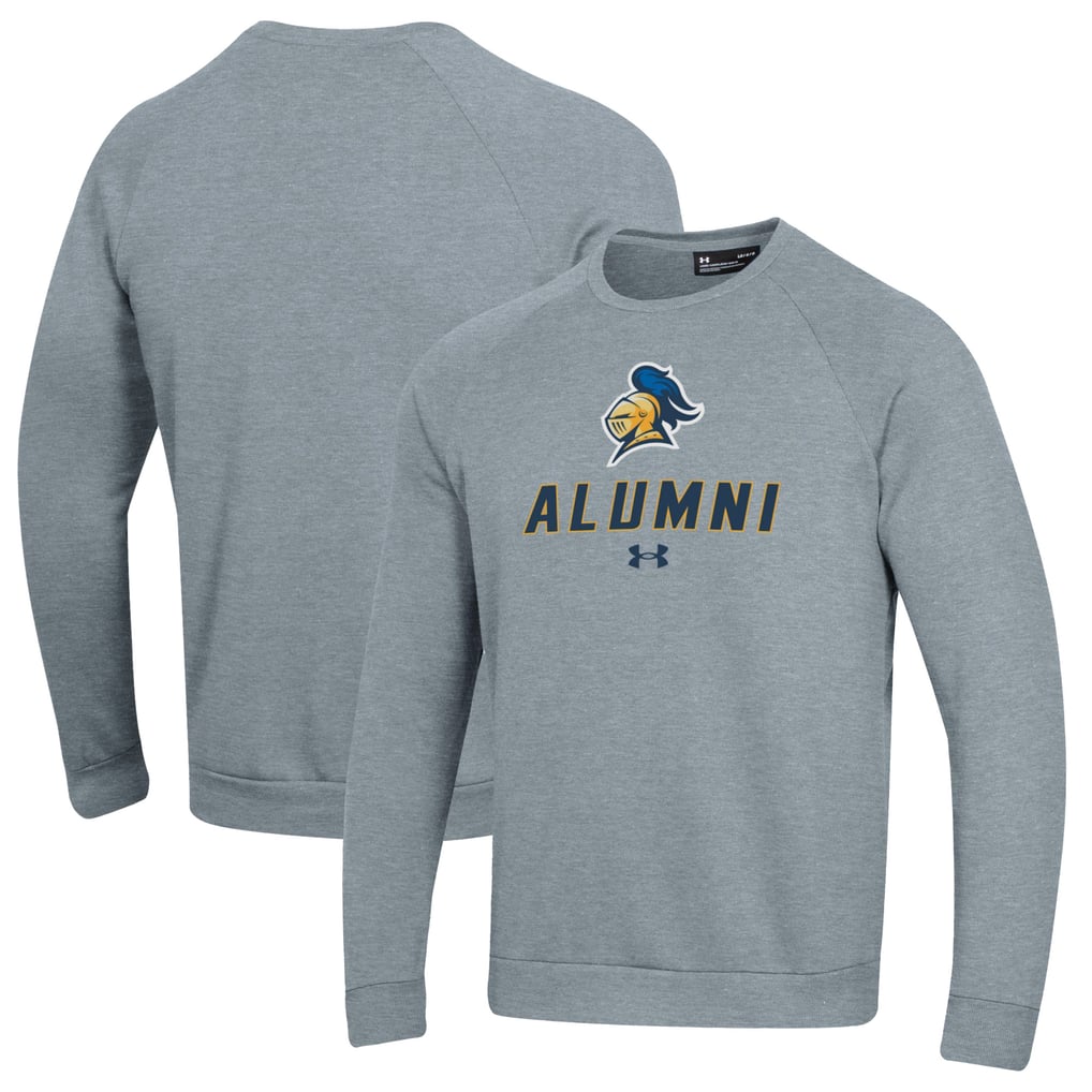 Carleton Knights Under Armour Alumni Rival Fleece Pullover Sweatshirt - Gray