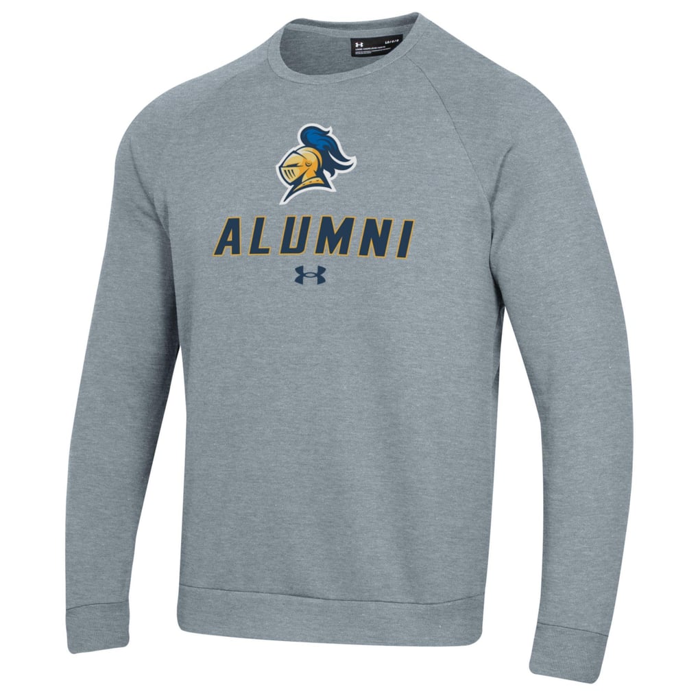 Carleton Knights Under Armour Alumni Rival Fleece Pullover Sweatshirt - Gray