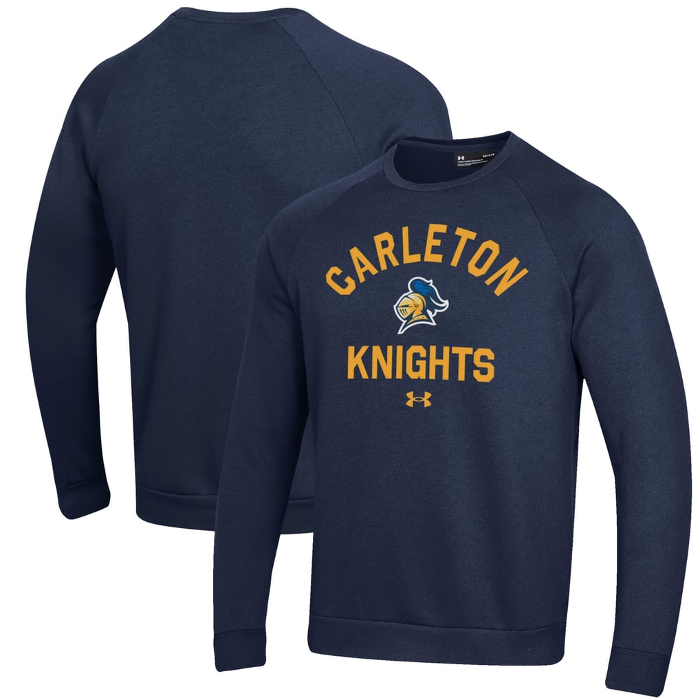 Carleton Knights Under Armour All Day Fleece Pullover Sweatshirt - Navy
