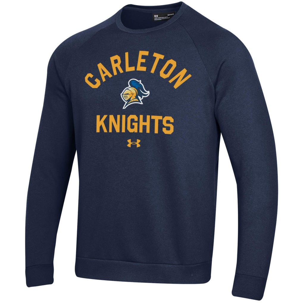 Carleton Knights Under Armour All Day Fleece Pullover Sweatshirt - Navy