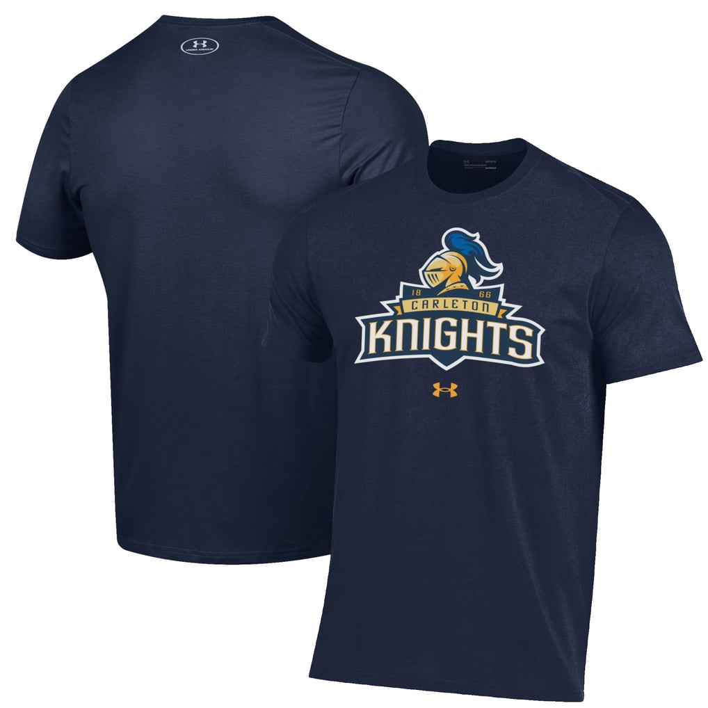 Carleton Knights Under Armour Primary Performance T-Shirt - Navy
