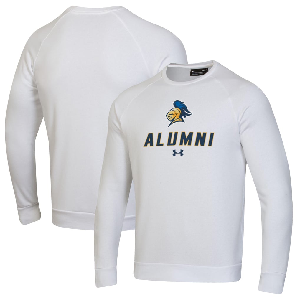 Carleton Knights Under Armour Alumni Rival Fleece Pullover Sweatshirt - White
