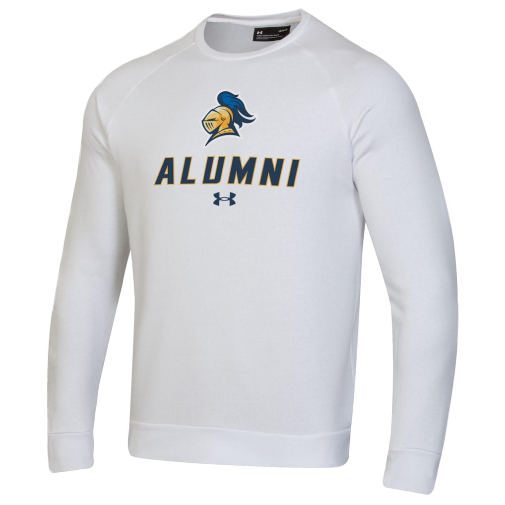 Carleton Knights Under Armour Alumni Rival Fleece Pullover Sweatshirt - White