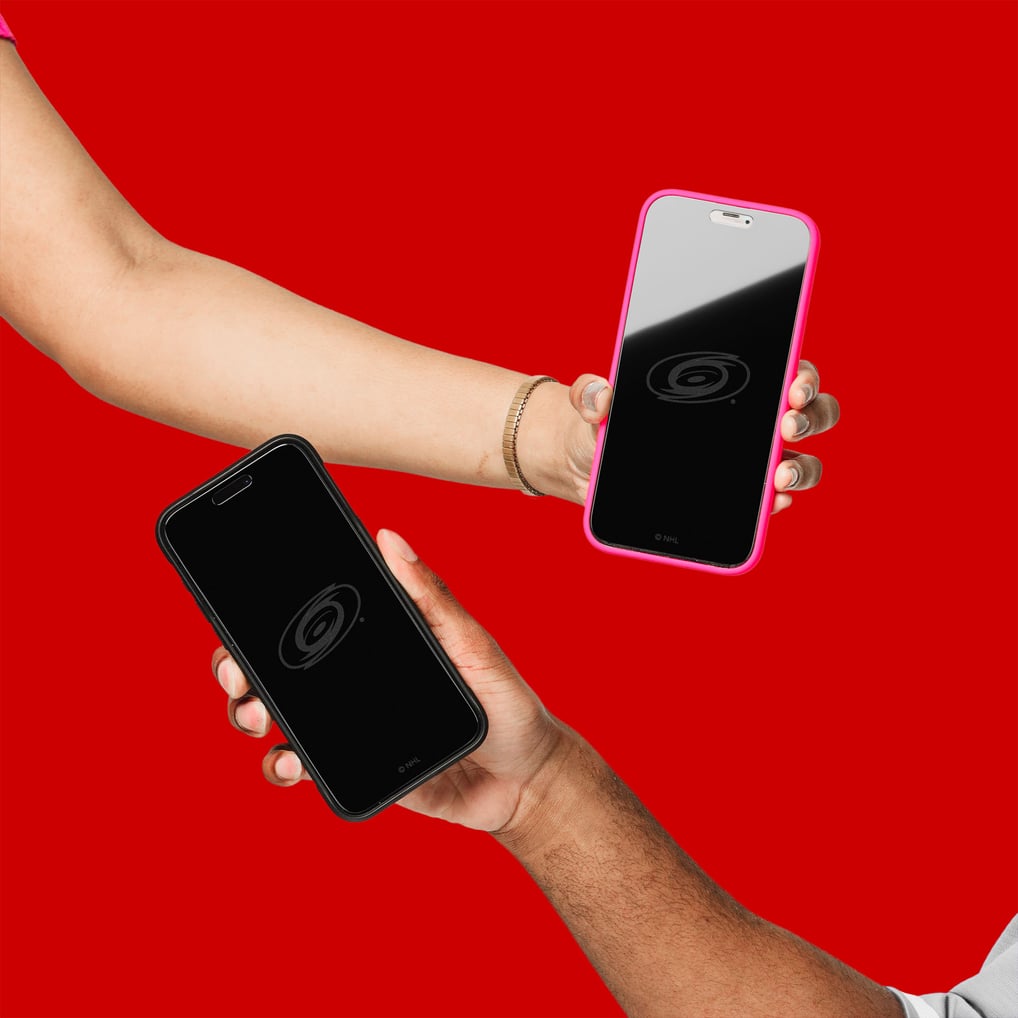 Carolina Hurricanes Disappearing Logo iPhone Screen Protector