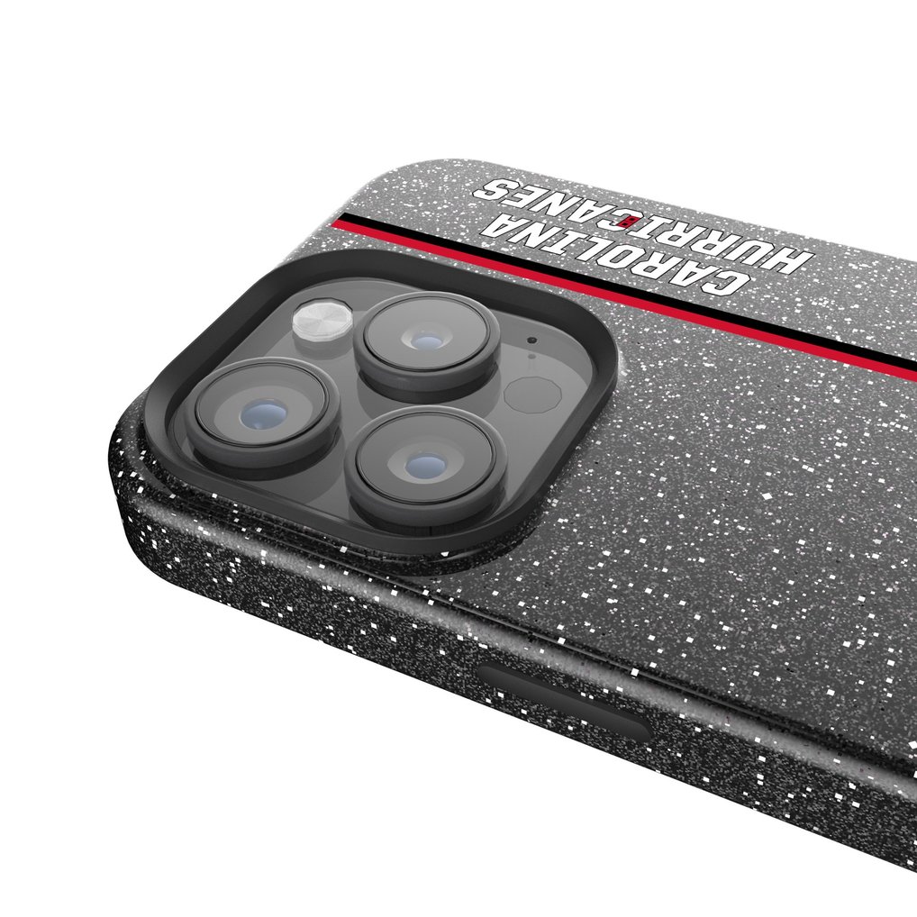 Carolina Hurricanes Keyscaper Sidebar Bling iPhone Case - Black