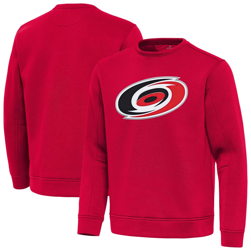 Carolina Hurricanes Antigua Relevant Lightweight Pullover Sweatshirt - Red
