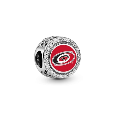Carolina Hurricanes Pandora Color Button Charm