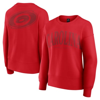  Carolina Hurricanes Fanatics Women's Elements Flow Pullover Sweatshirt - Red