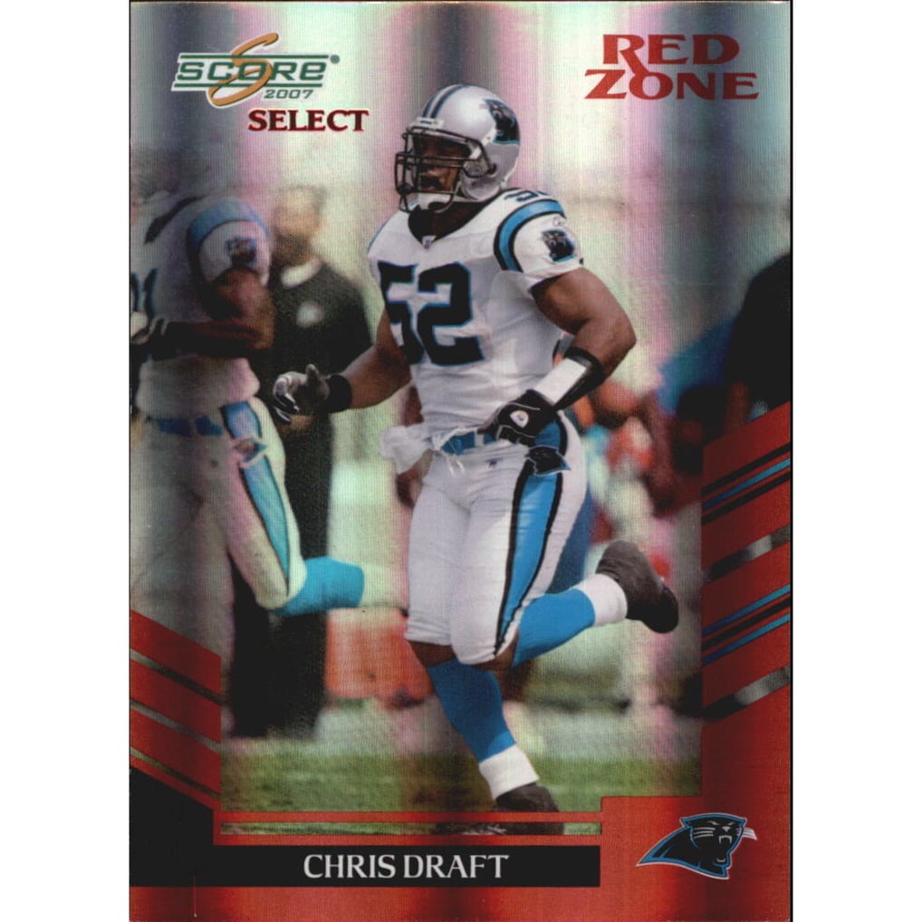 2007 Select Red Zone #86 Chris Draft