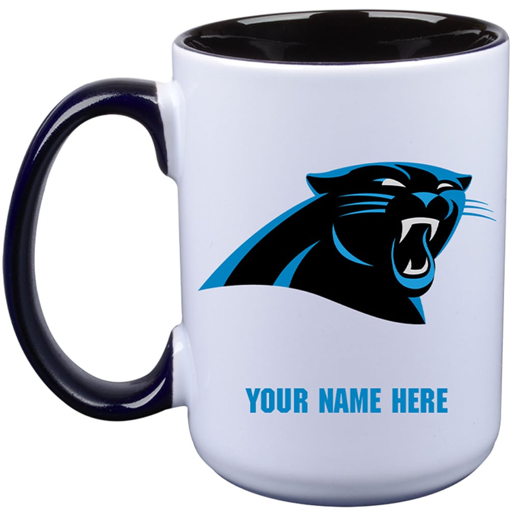 Carolina Panthers 15oz. Personalized Ceramic Mug