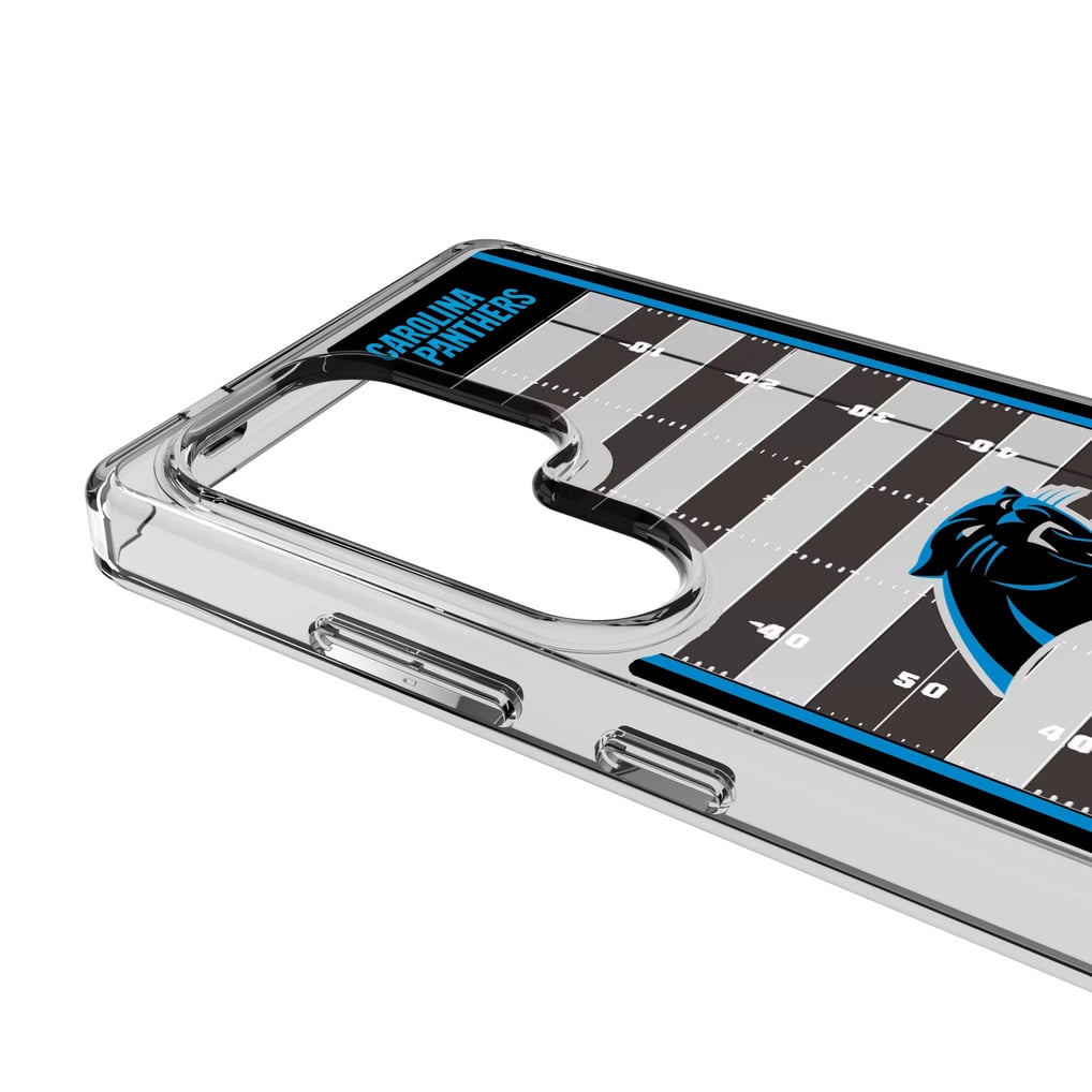 Carolina Panthers Galaxy Clear Field Design Case