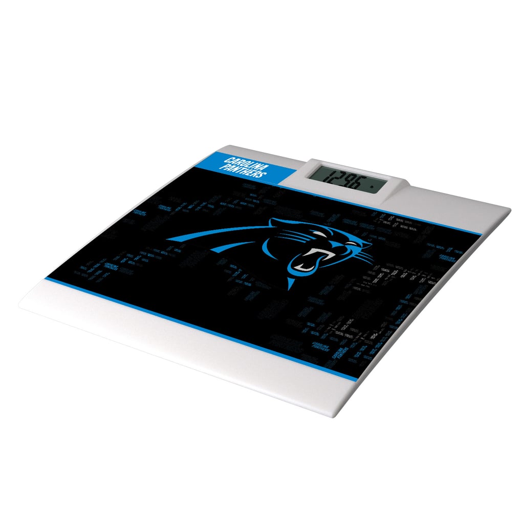 Carolina Panthers Keyscaper Quadtile Design Digital Bathroom Scale