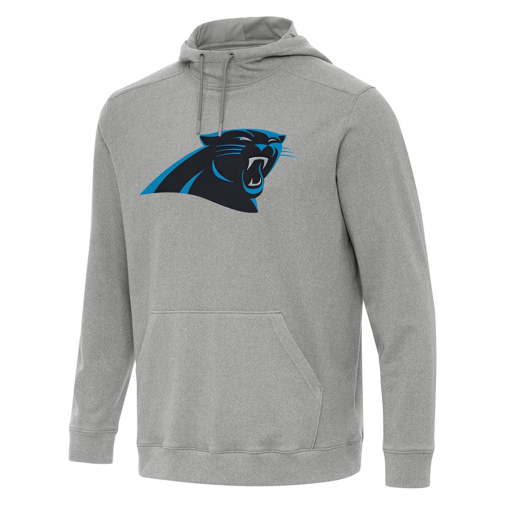 Carolina Panthers Antigua Cloud Pullover Hoodie - Heather Gray