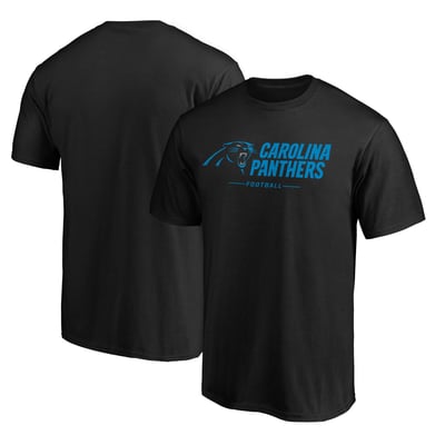  Carolina Panthers Team Lockup T-Shirt - Black