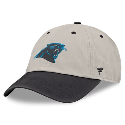 Carolina Panthers Fanatics Frame Adjustable Hat - Beige/Charcoal