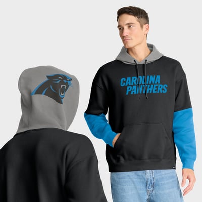 Carolina Panthers Fanatics Helmet Pullover Hoodie - Black