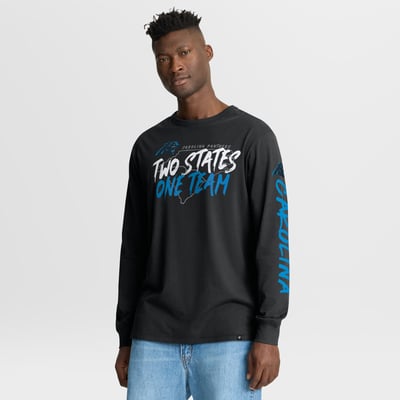 Carolina Panthers Fanatics Hometown Sweep Legacy Long Sleeve T-Shirt - Black