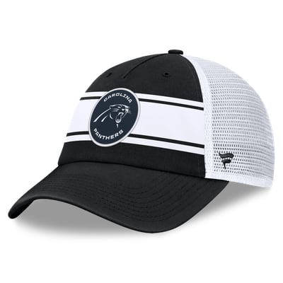 Carolina Panthers Fanatics Muddle Trucker Adjustable Hat - Black