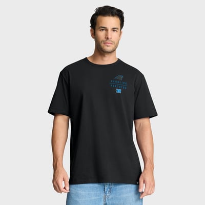 Carolina Panthers Fanatics Passing Pocket Legacy T-Shirt - Black