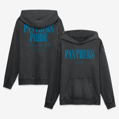 Carolina Panthers Fanatics Relaxed Intense Rivalry French Terry Hoodie - Black