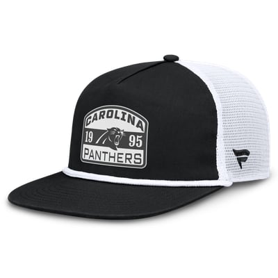 Carolina Panthers Fanatics Guidepost Golfer Adjustable Hat - Black/White