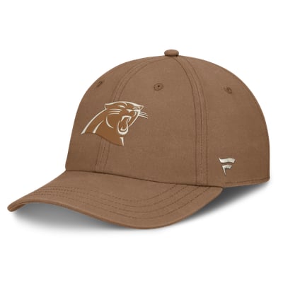  Carolina Panthers Fanatics Herth Adjustable Hat - Brown