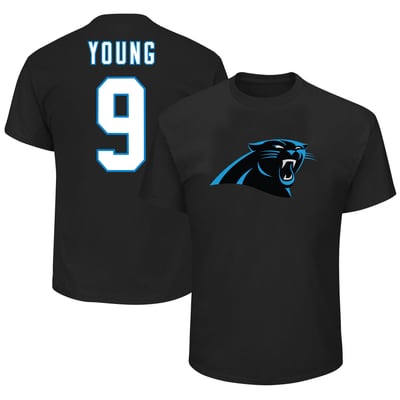 Bryce Young Carolina Panthers Fanatics Big & Tall Player Name & Number T-Shirt - Black