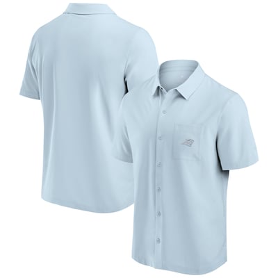 Carolina Panthers Fanatics Front Office Button-Up Shirt - Light Blue
