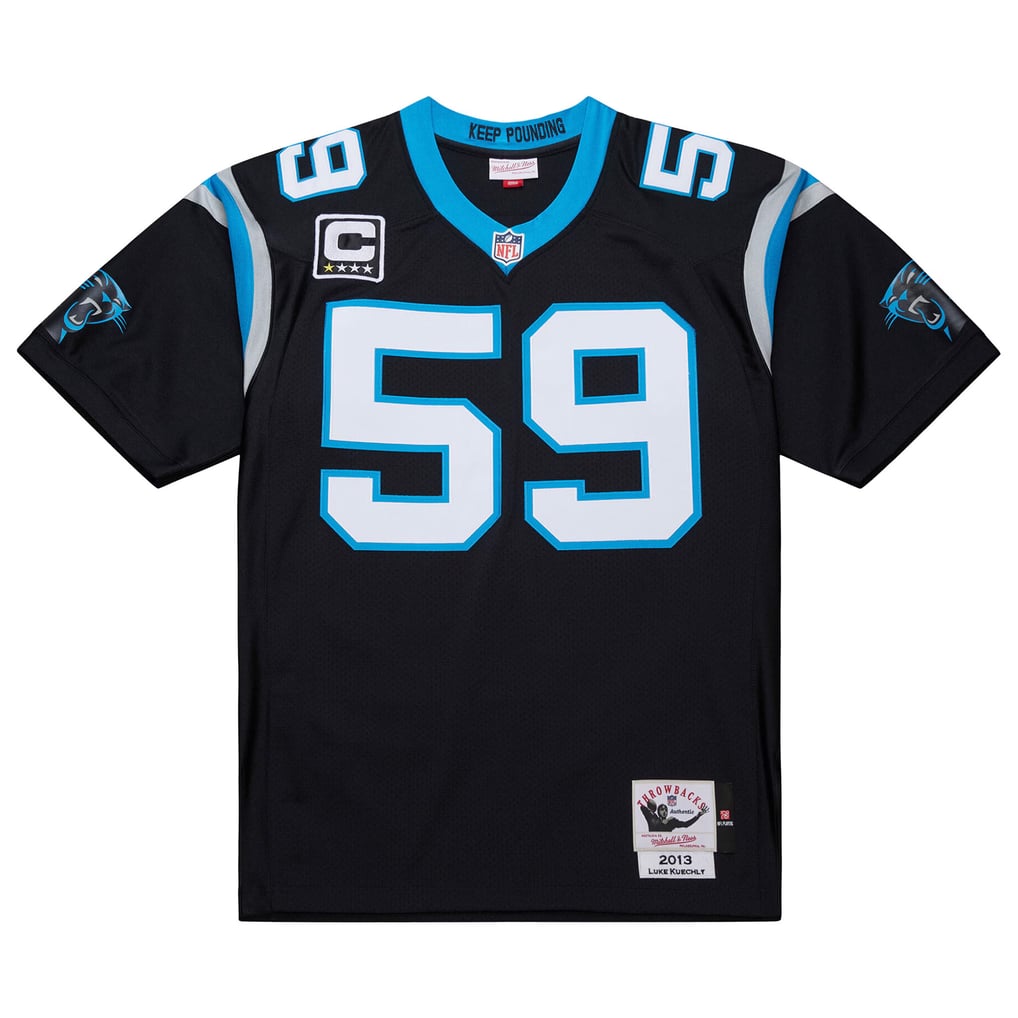 Luke Kuechly Carolina Panthers Mitchell & Ness 2013 Authentic Throwback Retired Player Jersey - Black