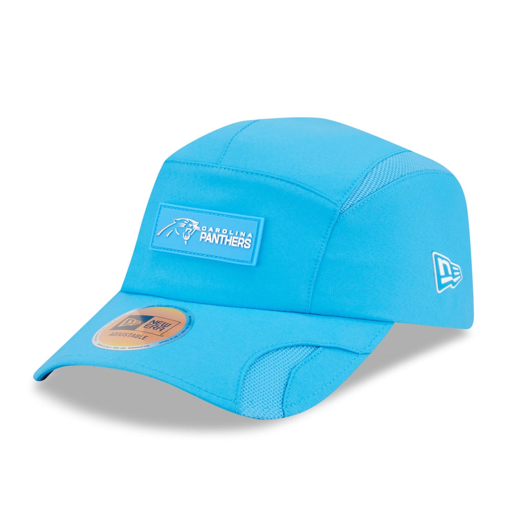 Carolina Panthers New Era 2025 Sideline  Runner Adjustable Hat - Blue