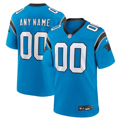  Carolina Panthers Nike Alternate Custom Game Jersey - Blue
