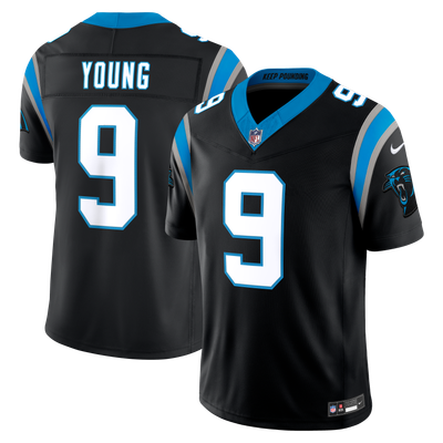 Bryce Young Carolina Panthers Nike Team Vapor F.U.S.E. Stitched Limited Jersey - Black