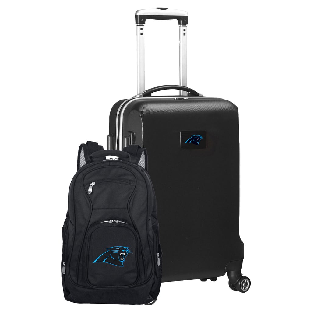Carolina Panthers MOJO 2-Piece Backpack & Carry-On Set - Black