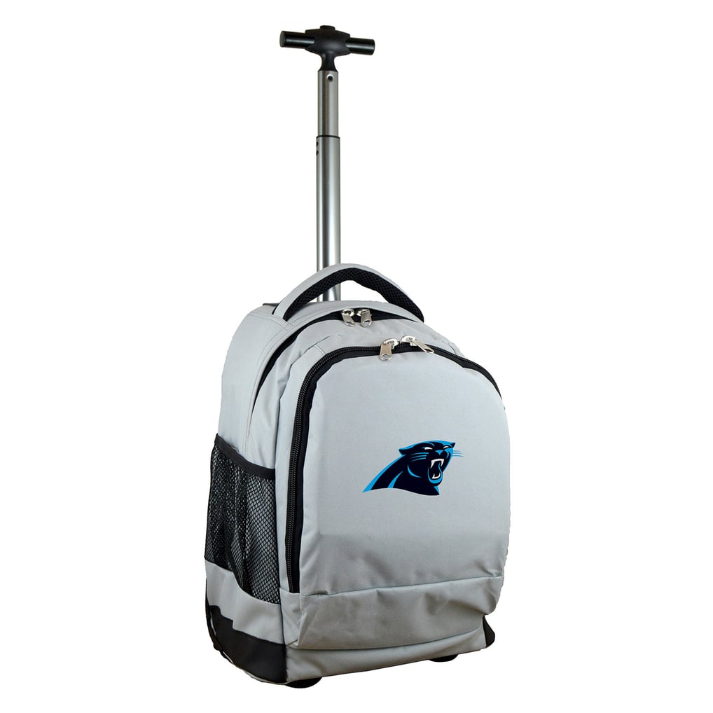 Carolina Panthers MOJO 19'' Premium Wheeled Backpack - Gray