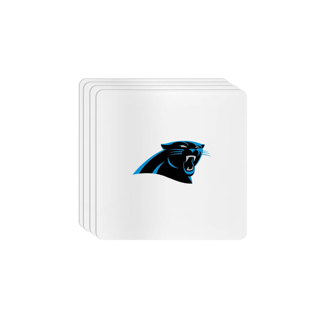 Carolina Panthers The Memory Company Square Ceramic Coaster Set