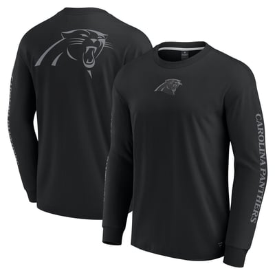 Carolina Panthers Fanatics Unisex Elements Strive Long Sleeve T-Shirt - Black