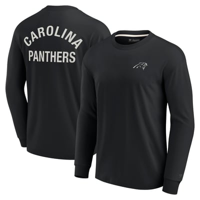 Carolina Panthers Fanatics Unisex Elements Super Soft Long Sleeve T-Shirt - Black