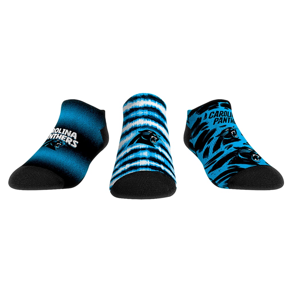 Carolina Panthers Rock Em Socks Unisex Make Some Noise Three-Pack Low-Cut Socks Set