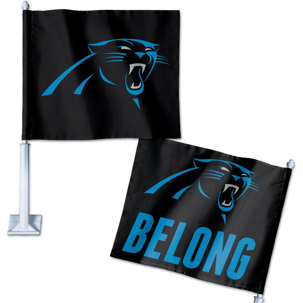 Carolina Panthers WinCraft Double-Sided Slogan Car Flag