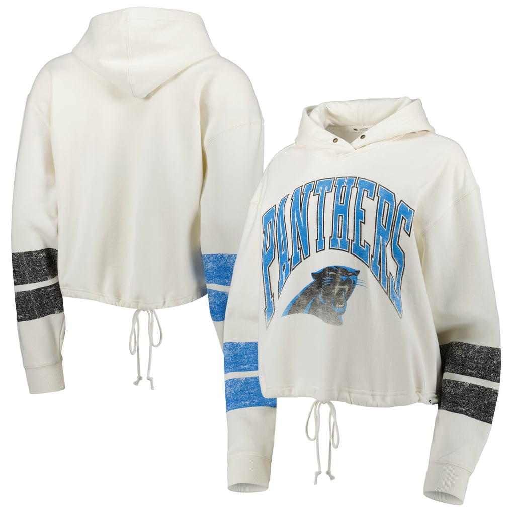 Carolina Panthers '47 Women's Harper Pullover Hoodie - Oatmeal
