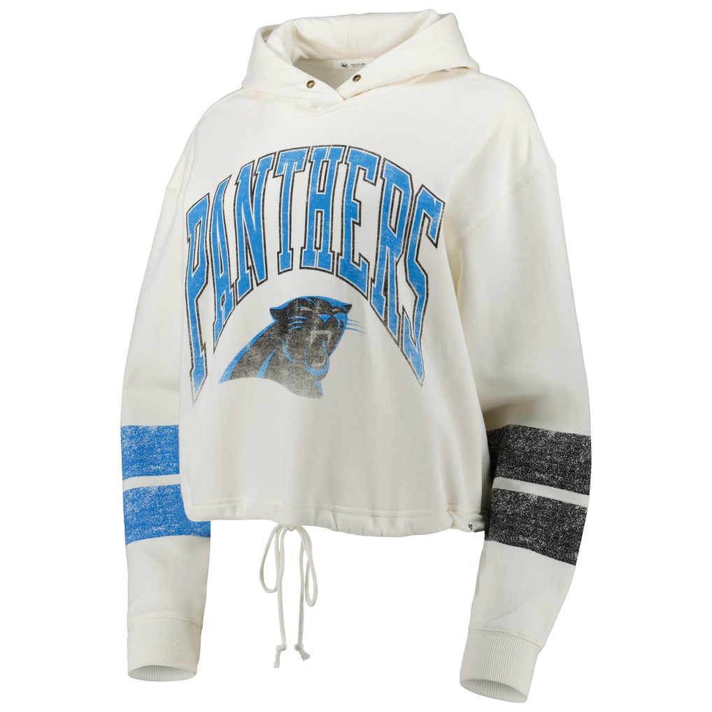 Carolina Panthers '47 Women's Harper Pullover Hoodie - Oatmeal