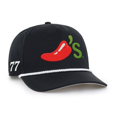 Carson Hocevar '47 Chili's Rope Hitch Adjustable Hat - Black