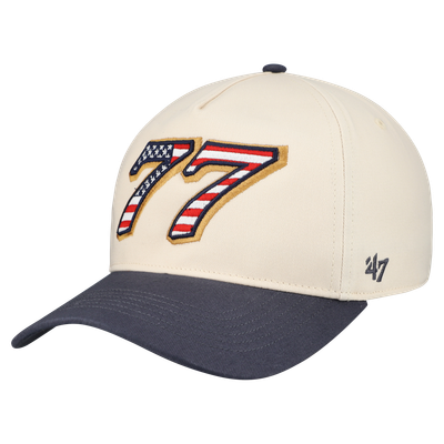 Carson Hocevar '47 Flag Fill Two-Tone Hitch Adjustable Hat - Cream